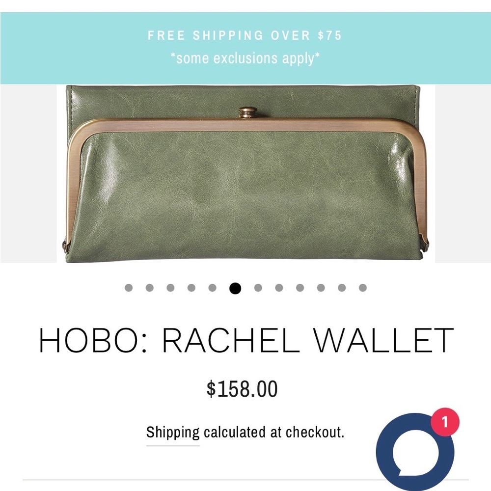 Hobo Wallet Rachel Continental gray